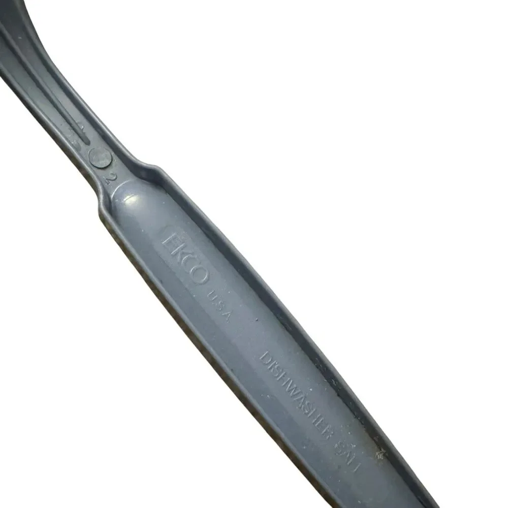 Vintage Ekco Nylon‎ Plastic Slotted Serving Spoon Server USA Light Blue